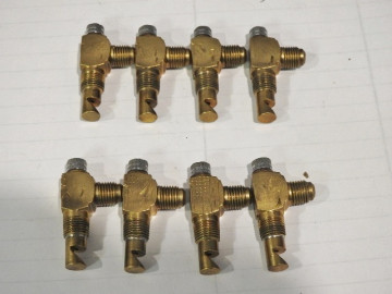 USED SET OF CROWER 38A   180 DEGREE LIKE 27A HILBORN  038" ORFICE